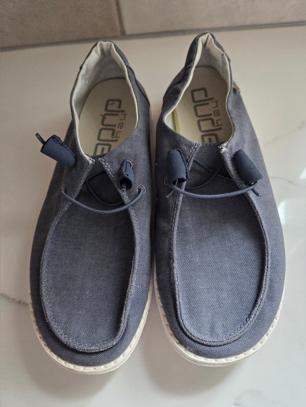 Hey Dude Navy Shoes